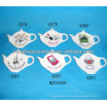 Huaide RH4408 White Fine Porcelain Tea-pot Shaped Dish